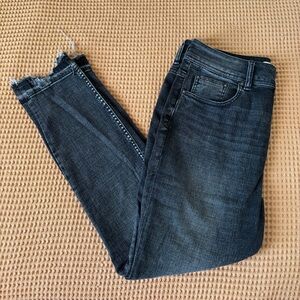 EUC Free People / We the Free Black Distressed High Waisted Jeans | Women’s 32